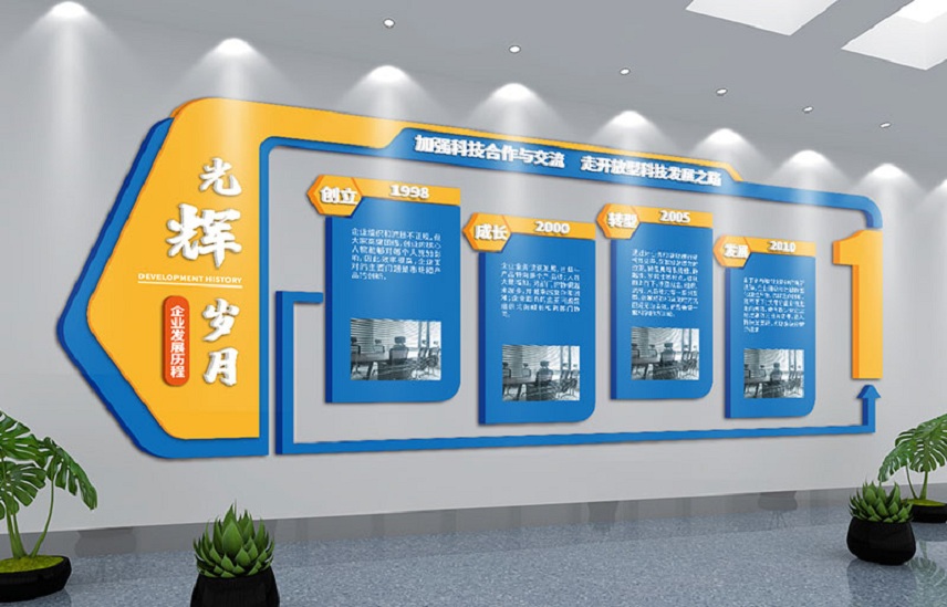 武汉展厅形象墙该怎么布局和平面设计